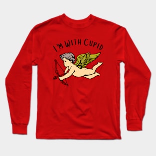 I'm With Cupid Long Sleeve T-Shirt